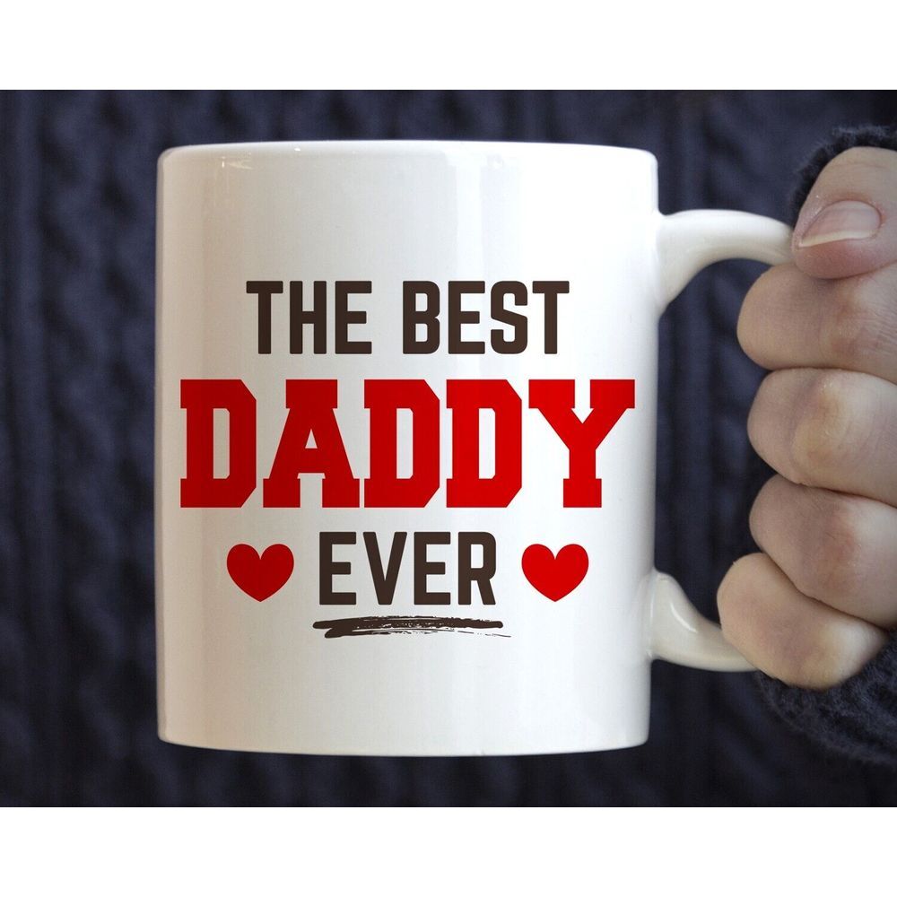 Best Daddy Ever Mug, 11oz Coffee Dad Mug Gift Fathers‎ Day